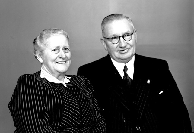 Johannes og Hansine Jørgensens guldbryllup